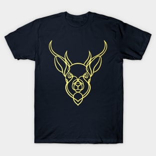 Deer line art T-Shirt